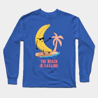 Summer Vacation The Beach Is Calling Long Sleeve T-Shirt